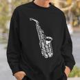サックス サックス奏者 ミュージシャン サックス奏者 楽器 スウェットシャツ 彼への贈り物