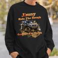 ジムニー 4X4 オフロード トラック 長袖tシャツ スウェットシャツ 彼への贈り物