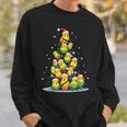 セキセイインコのクリスマス ツリー 面白いセキセイインコ ホリデー セキセイインコ スウェットシャツ 彼への贈り物