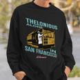 セロニアス・モンク・ジャズ・マーチ サンフランシスコのアローン 長袖tシャツ スウェットシャツ 彼への贈り物