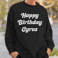 ハッピー・バースデー・サイラス 長袖tシャツ スウェットシャツ 彼への贈り物