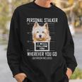 パーソナルストーカー犬ノーリッチテリア私はあなたに従います Norwich Terrier Dog スウェットシャツ 彼への贈り物