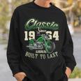 ビンテージ バイク バイカー バイクの誕生日 1964 年生まれ 長袖tシャツ スウェットシャツ 彼への贈り物