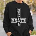 ヘビーメタル逆さま逆十字メタルヘッドサタン面白い Heavy Metal Inverted Crossatan スウェットシャツ 彼への贈り物