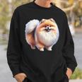 ポメラニアン犬 長袖tシャツ スウェットシャツ 彼への贈り物