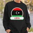 リビア国バッジ リビア国旗 スウェットシャツ 彼への贈り物