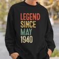 ヴィンテージ 86 誕生日デコレーション メンズ 86歳 1940 86歳の誕生日 スウェットシャツ 彼への贈り物