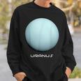 天王星tシャツ 天文学や宇宙愛好家へのギフトに最適 スウェットシャツ 彼への贈り物