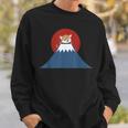 富士山柴犬tシャツ 日本犬ジャパンtシャツ カワイイ スウェットシャツ 彼への贈り物