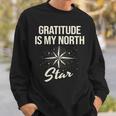 感謝の気持ち 私の北極星 天体観測 宇宙研究 長袖tシャツ スウェットシャツ 彼への贈り物