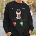 面白いtシャツ フレンチブルドッグ 着信 犬 イヌ メンズ グッズ かわいい おもしろ 面白い 服 ネタ スウェットシャツ 彼への贈り物