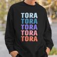 面白いギフトネーム Tora 名前入り スウェットシャツ 彼への贈り物
