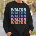 面白いギフト名 Walton 名前入り スウェットシャツ 彼への贈り物