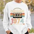 52 歳の誕生日プレゼント男性 1974 年 レトロ ビンテージ テープ スウェットシャツ 彼への贈り物