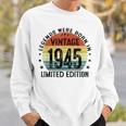 79歳ギフトtシャツ 1945年のベスト・オブ・レジェンド 1945年に誕生 スウェットシャツ 彼への贈り物