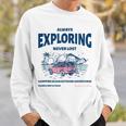 Always Exploring Campfire Ocean Outdoor ビーチライフグラフィック スウェットシャツ 彼への贈り物