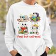 Book Lover Opossum Reading Squad Bookish Feral But Well-Read Sweatshirt Gifts for Him Book Lover Opossum Reading Squad Bookish Feral But Well-Read Sweatshirt Gifts for Him
