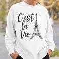 C'est Laie シャツ フレンチギフト パリ フランス エッフェル柄 スウェットシャツ 彼への贈り物