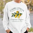 Capri Italia レモン 旅行 カンパニア ティレニア海 イタリア スウェットシャツ 彼への贈り物