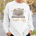 Chapter Fifty 1976 50th Birthday Wildflower Book 50 Year Old Premium Tri-Blend Sweatshirt Gifts for Him