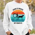 Coachman 馬車 馬車 職業格言 スウェットシャツ 彼への贈り物