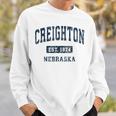 Creighton ネブラスカne ビンテージアスレチックスポーツデザイン スウェットシャツ 彼への贈り物