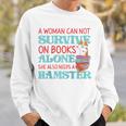 Cute Hamster Reading Book A Woman Can Not Survive On Books Raglan Baseball Tee Sweatshirt Gifts for Him Cute Hamster Reading Book A Woman Can Not Survive On Books Raglan Baseball Tee Sweatshirt Gifts for Him