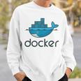 Docker Engine プラットフォーム間でのアプリケーションのデプロイと実行 スウェットシャツ 彼への贈り物