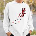 Gecko Footprint ハイビスカスフラワー ハワイサーフスタイルtシャツ スウェットシャツ 彼への贈り物