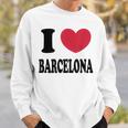 I Love Barcelona バルセロナが大好き スウェットシャツ 彼への贈り物