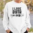 I Love Datacience Analytics アナリストサイエンティスト スウェットシャツ 彼への贈り物