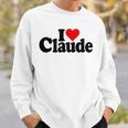 I Love Heart Claude Namee On A スウェットシャツ 彼への贈り物