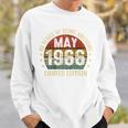 On Back 5月の誕生日 Est 1966年限定版 60Th スウェットシャツ 彼への贈り物