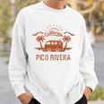 Pico Rivera Ca カリフォルニア レトロ ビンテージ サーフィン ビーチ 長袖tシャツ スウェットシャツ 彼への贈り物