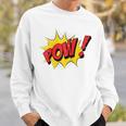 POW Comic Book Cartoon Pop Art Raglan Baseball Tee Sweatshirt Gifts for Him