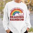 Reading Book Rainbow Literacy Learning Premium Tri-Blend Sweatshirt Gifts for Him