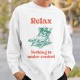 Relax Labrador Dog Owner Graphic スウェットシャツ 彼への贈り物