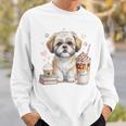 Shih Tzu Treats Books And Coffee Shih-Tzu For Dog Moms Premium Tri-Blend Sweatshirt Gifts for Him Shih Tzu Treats Books And Coffee Shih-Tzu For Dog Moms Premium Tri-Blend Sweatshirt Gifts for Him