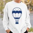 Simple Hot Air Balloon 熱気球 面白い シンプル ミニマリスト 気球 熱気球 スウェットシャツ 彼への贈り物