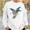 オウム 恐竜 オカメインコ テロダクティルシャドウ スウェットシャツ 彼への贈り物