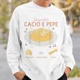 スパゲッティ カシオ エ ペペ 伝統的なイタリア料理 レシピ ティー スウェットシャツ 彼への贈り物