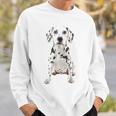 ダルメシアン 犬 モチーフ ペット アート ダルメシアン スウェットシャツ 彼への贈り物