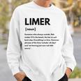 トリニダード・トバゴ Limer Definition Liming Lime スウェットシャツ 彼への贈り物