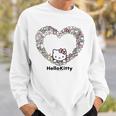 ハローキティ Usデザイン ハート 長袖tシャツ スウェットシャツ 彼への贈り物