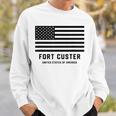 フォートカスター ミシガン州 アメリカ軍 アメリカ国旗 軍隊 スウェットシャツ 彼への贈り物