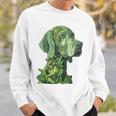 ワイマラナー 犬 グラフィック ペット アートワーク ワイマラナー スウェットシャツ 彼への贈り物
