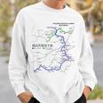 横浜市電鉄線鉄道おみやげ路線図 スウェットシャツ 彼への贈り物