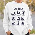 猫のヨガのポーズ スウェットシャツ 彼への贈り物