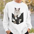 猫好き ラグドール 猫 ポケット入り スウェットシャツ 彼への贈り物