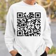 裏面面白いqr Fck You Code 中指言葉 スウェットシャツ 彼への贈り物